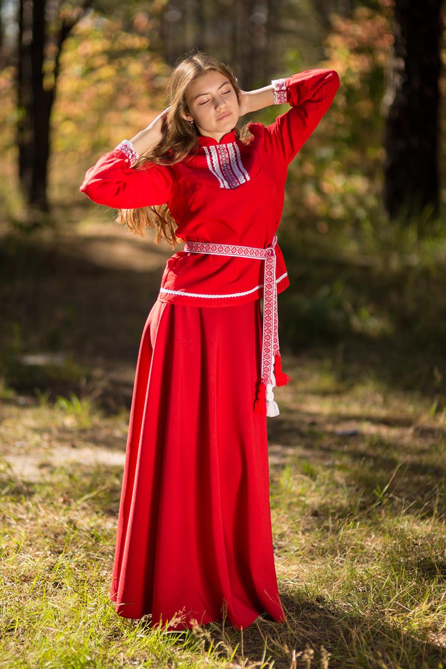 Underwear Women in Slavic costumes in Hailun