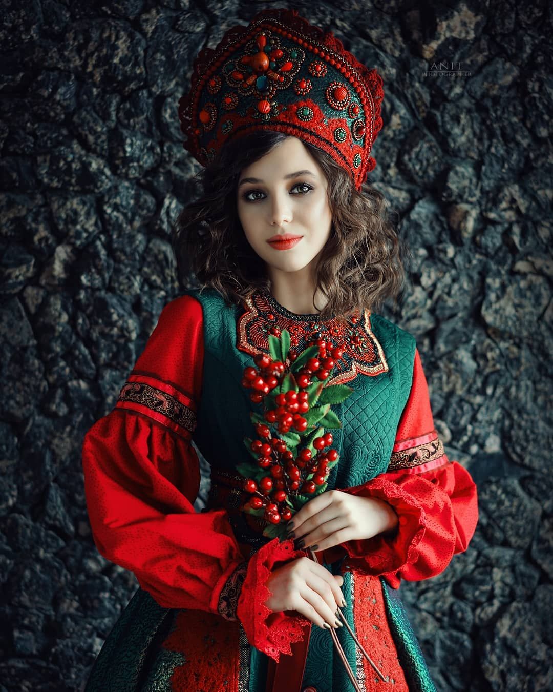 Nude girl Women in Slavic costumes in Hailun